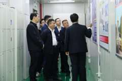 宜春市电子信息产业链招商小分队莅临九游j9官方网页版-九游(中国)参观调研